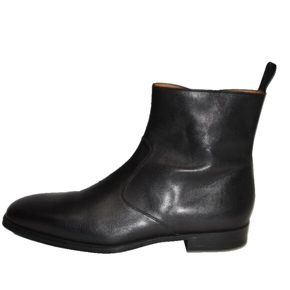 New! Magnanni Logan Zip Ankle Boot Black Size 10 25913 DD483